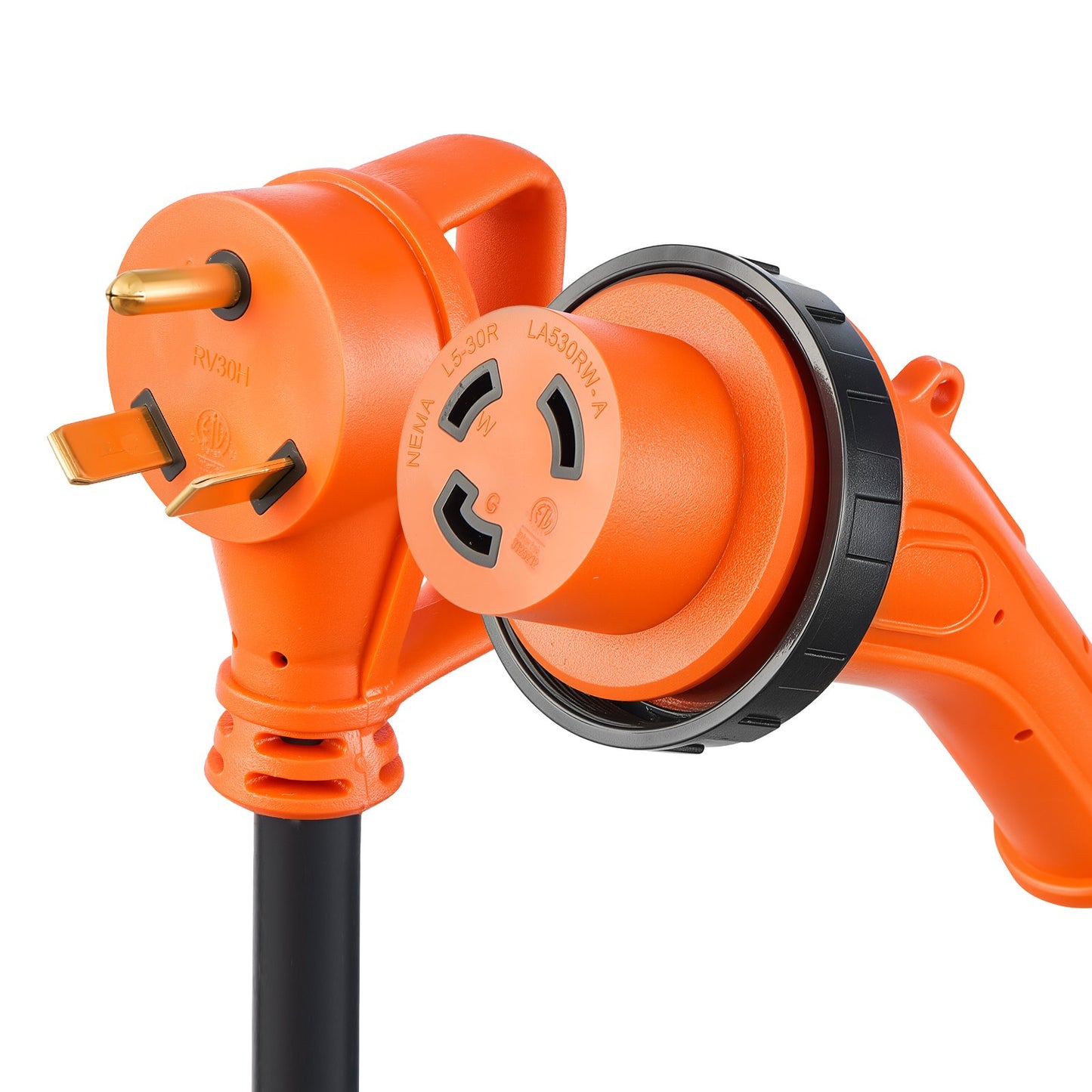 VEVOR 30 Amp 25 Feet RV Power Cord, 125V 3750W, Heavy Duty 10/3 Gauge STW Generator Cord,-$50