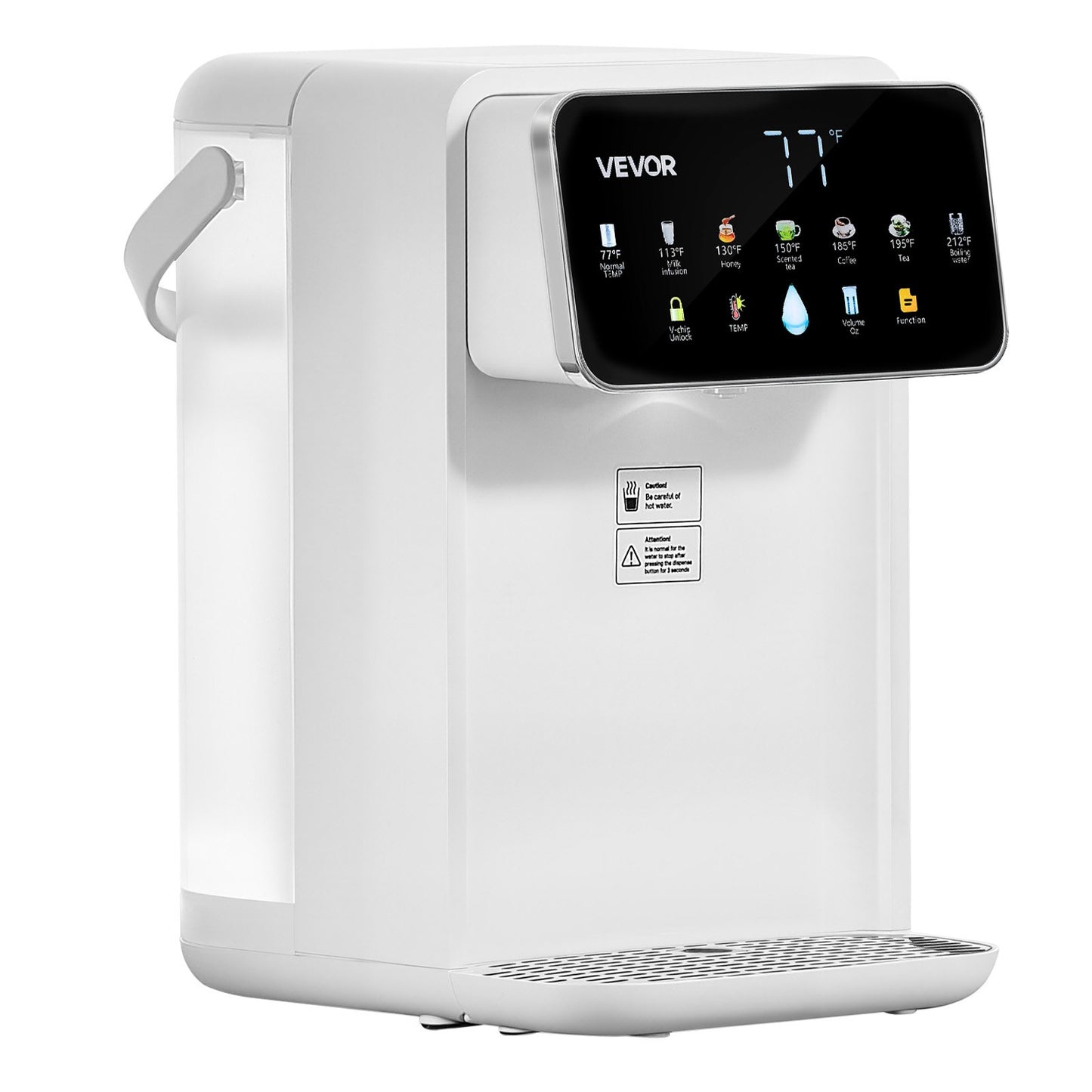 VEVOR Instant Hot Water Dispenser, Countertop Boiling Water Dispenser with Adjustable 7 Temperatures,-$55