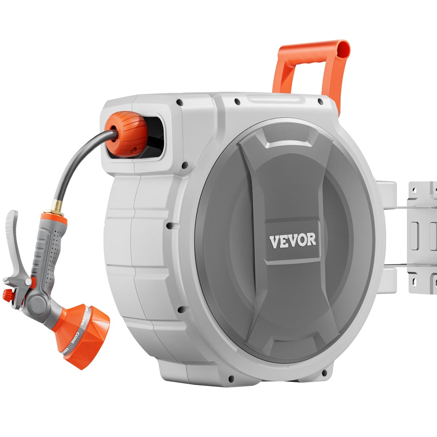 VEVOR Retractable Garden Hose Reel, 1/2 Inch x 145 ft Wall Mounted Hose Reel,-$115
