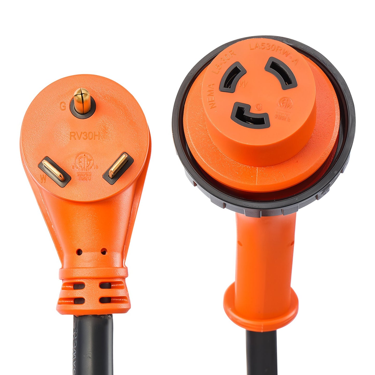 VEVOR 30 Amp 25 Feet RV Power Cord, 125V 3750W, Heavy Duty 10/3 Gauge STW Generator Cord,-$50