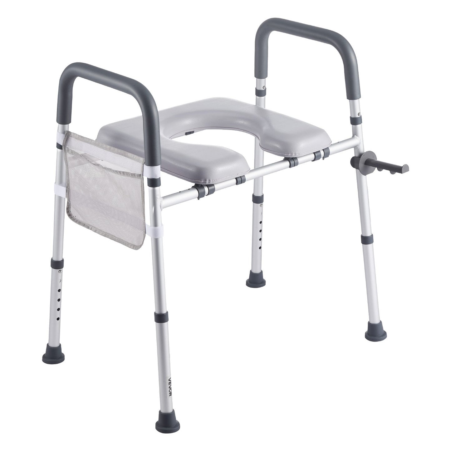 VEVOR Raised Toilet Seat with Arms, 400 lbs Load Capacity, Adjustable Height and Width,-$50