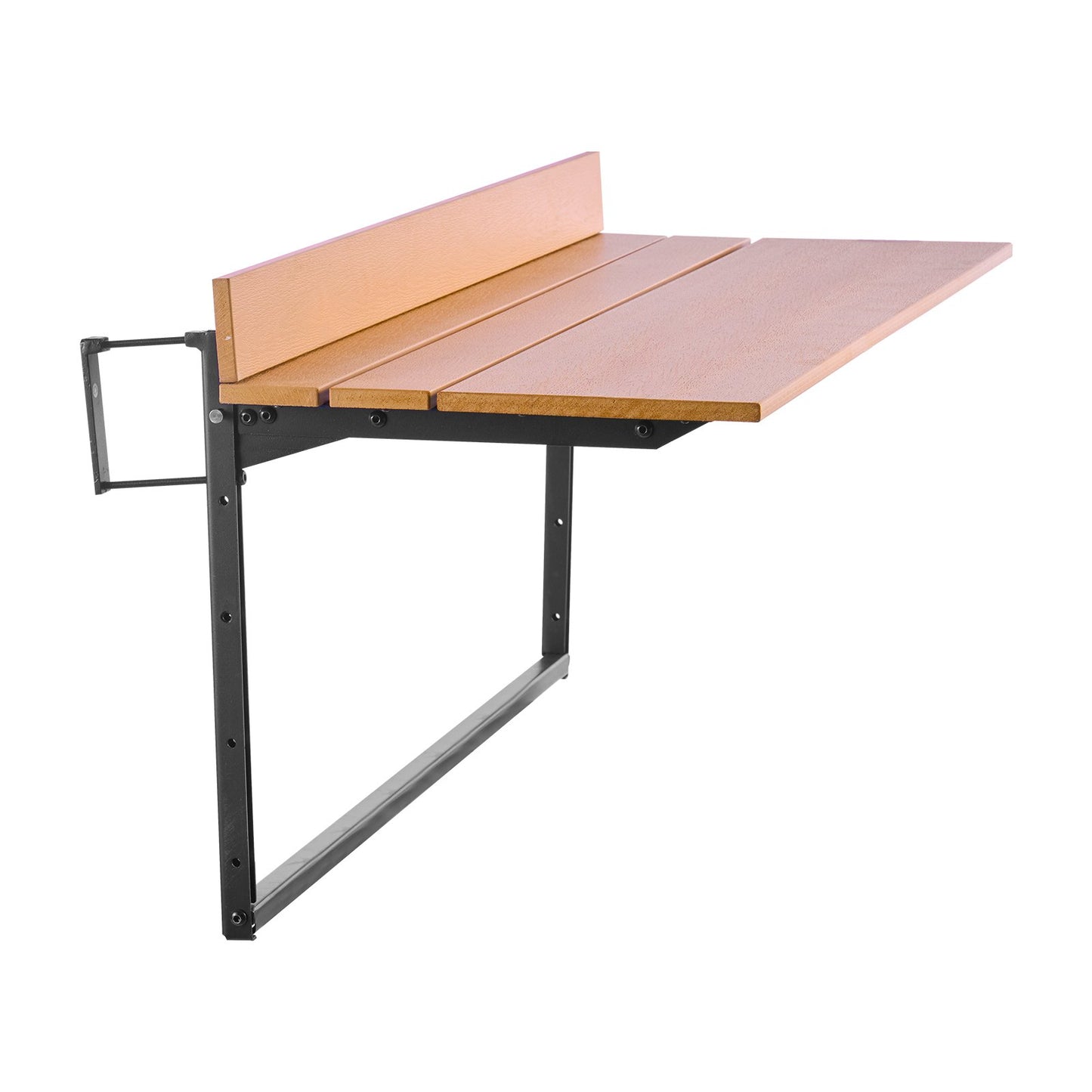 VEVOR Balcony Hanging Table, 15 x 39 in Folding Balcony Railing Table, Outdoor Balcony Bar Table,-$50