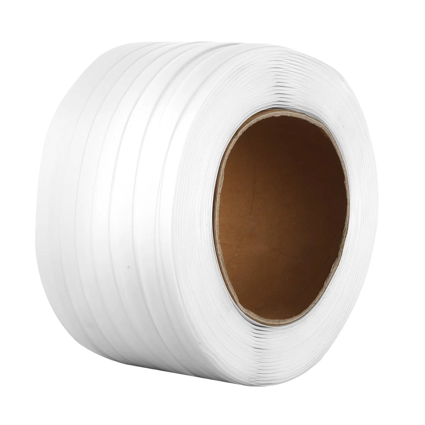 VEVOR Packaging Woven Cord Strapping Roll, 1640' Length x 3/4" Width x 0.03" Thickness,-$45