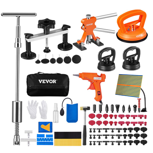 VEVOR 107 PCS Dent Removal Kit, Paintless Dent Repair Kit with Golden Lifter, Bridge Puller,-$50