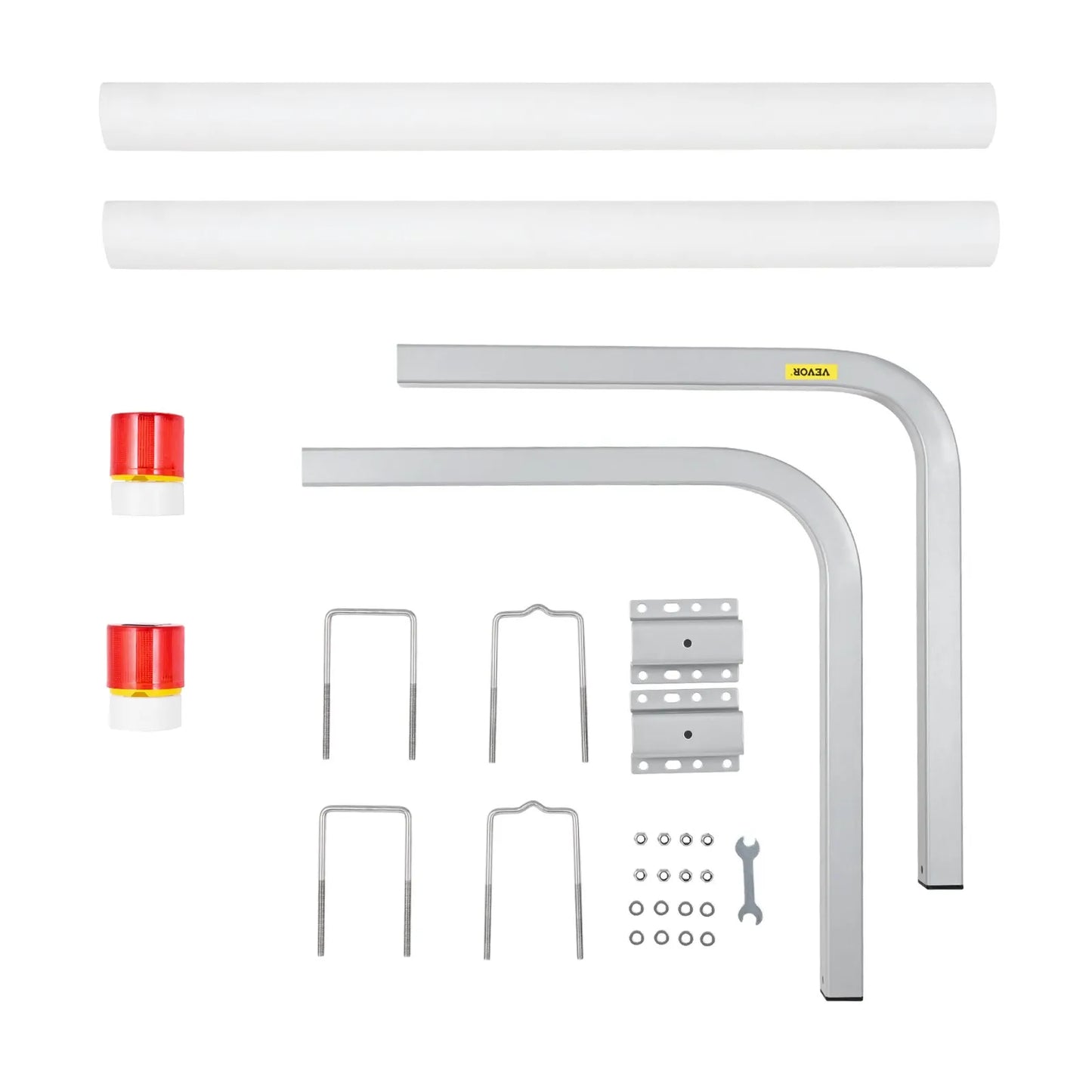 VEVOR Boat Trailer Guide, 60”with LED Light Trailer Guide Poles, 2PCS High-Hardness Steel Trailer,-$90