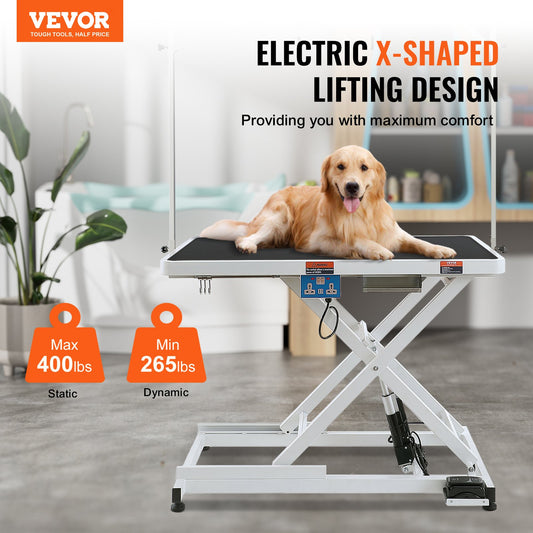 VEVOR 50" Electric Pet Grooming Table, Heavy Duty Dog Grooming Arm for Large Dogs,-$400
