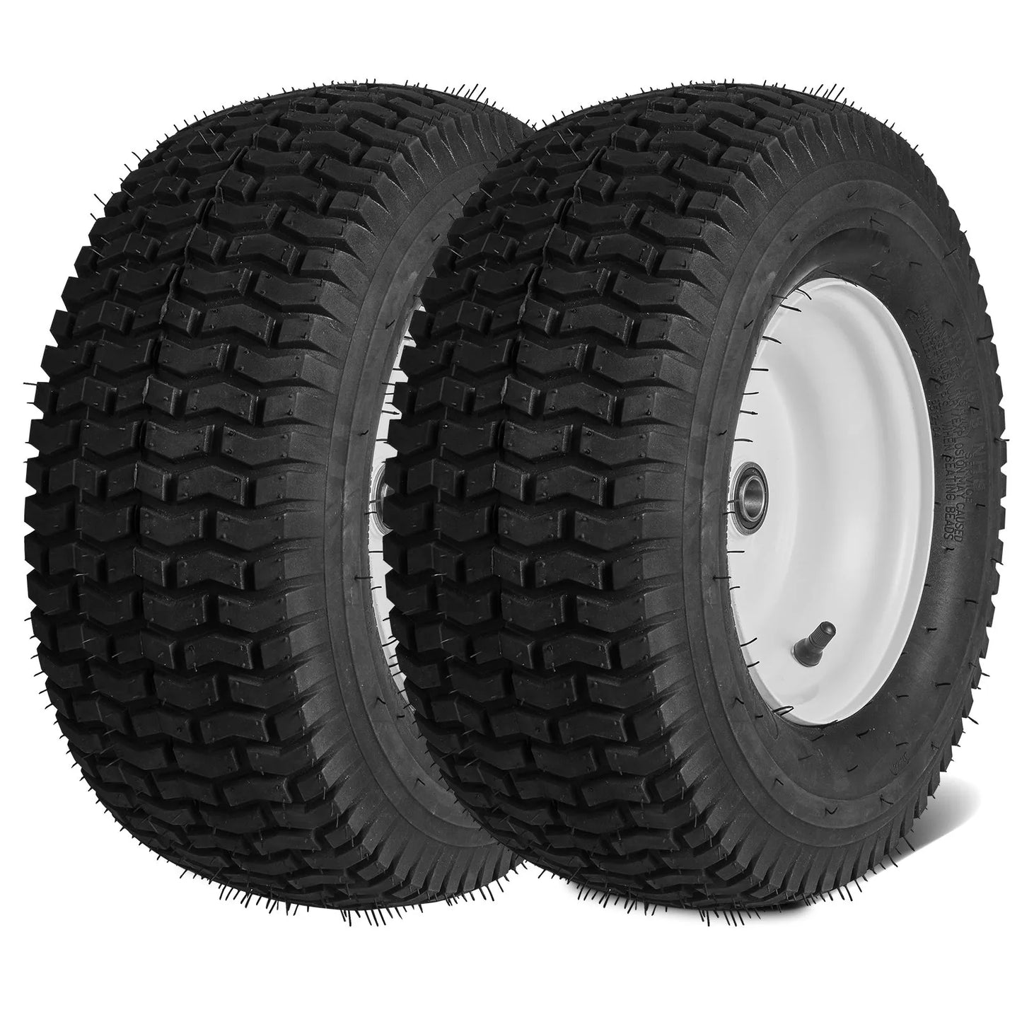 VEVOR Lawn Mower Tires with Rim, 16x6.5-8" Tubeless Tractor Tires, 2-Pack Tire and Wheel Assembly,-$100