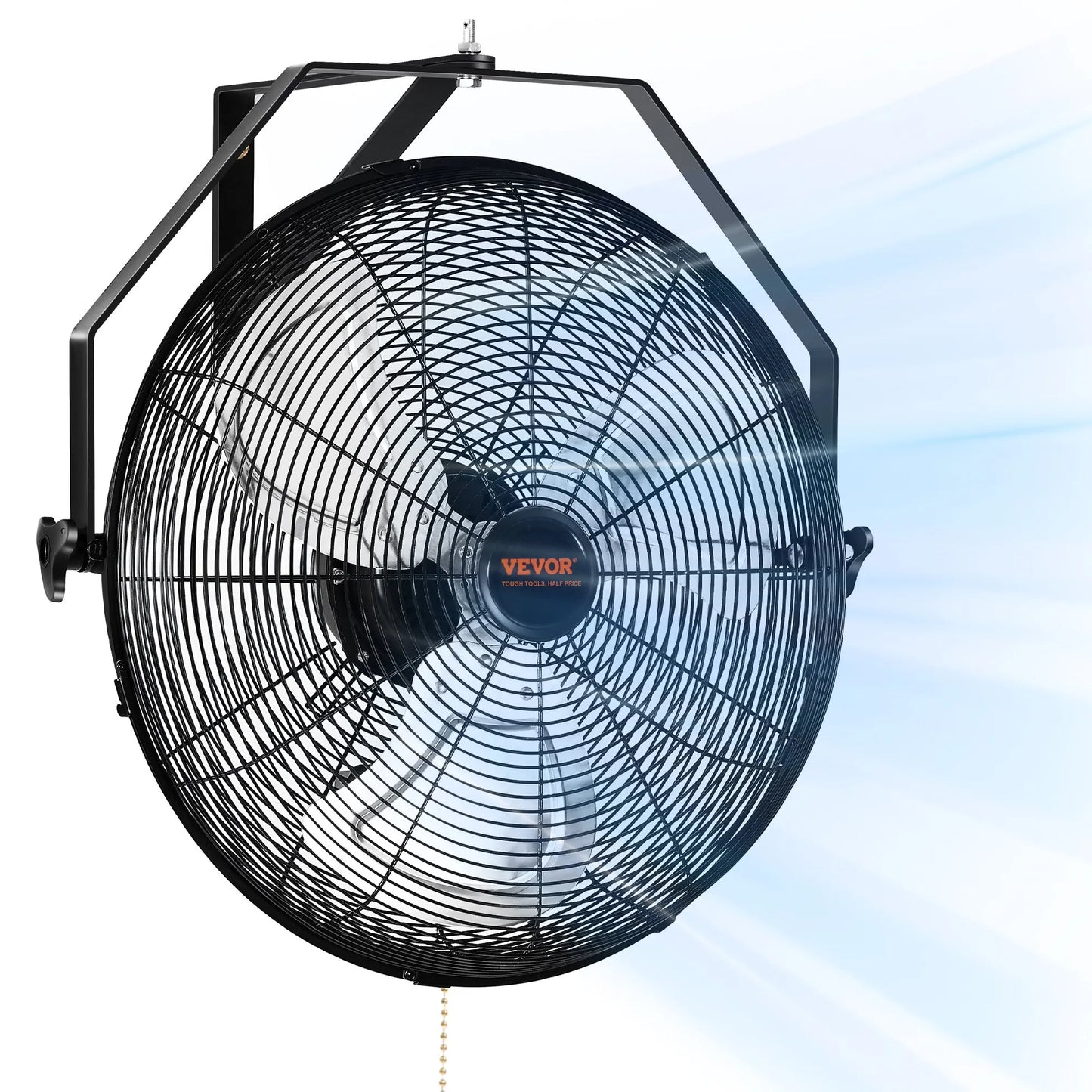 VEVOR Wall Mount Fan, 18 Inch, 3-speed High Velocity Max. 4150 CFM, Waterproof Industrial Wall Fan,-$60