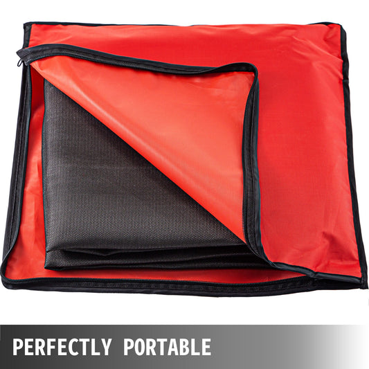 VEVOR 8 x 10 Ft Welding Blanket Black Fiberglass Blanket Portable Fiberglass Fire Retardant Blanket,-$30