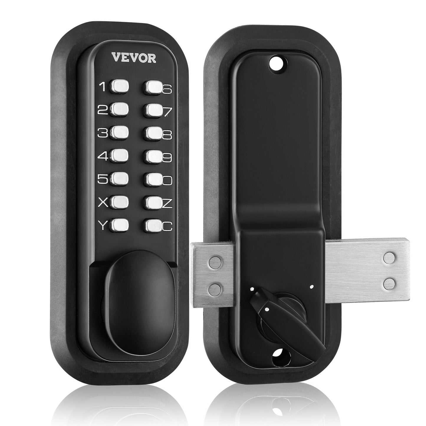 VEVOR Mechanical Keyless Entry Door Lock, 14 Digit Keypad, Water-proof Zinc Alloy, Door Locks Set,-$45