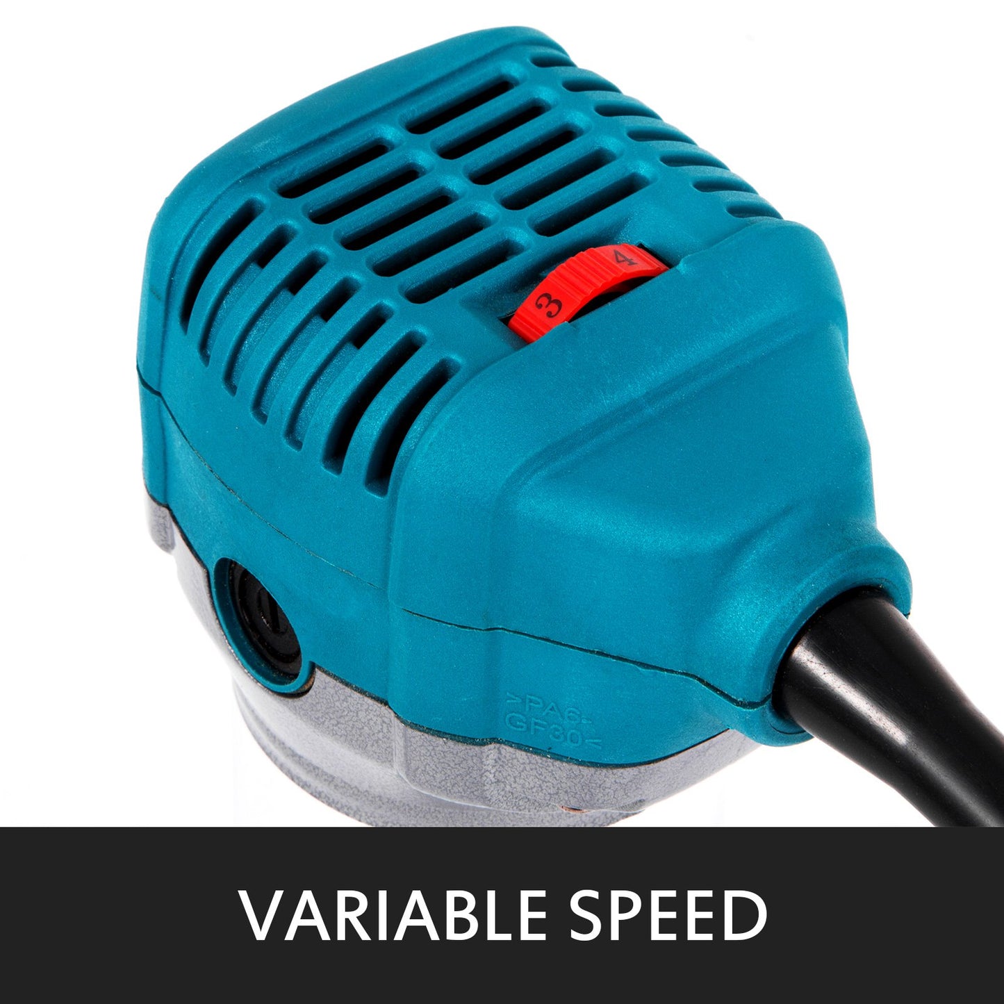 BNIB-VEVOR 6.5Amp 1-1/4 HP Wood Router Tool Kit Max Torque 30,000RPM Variable Speed