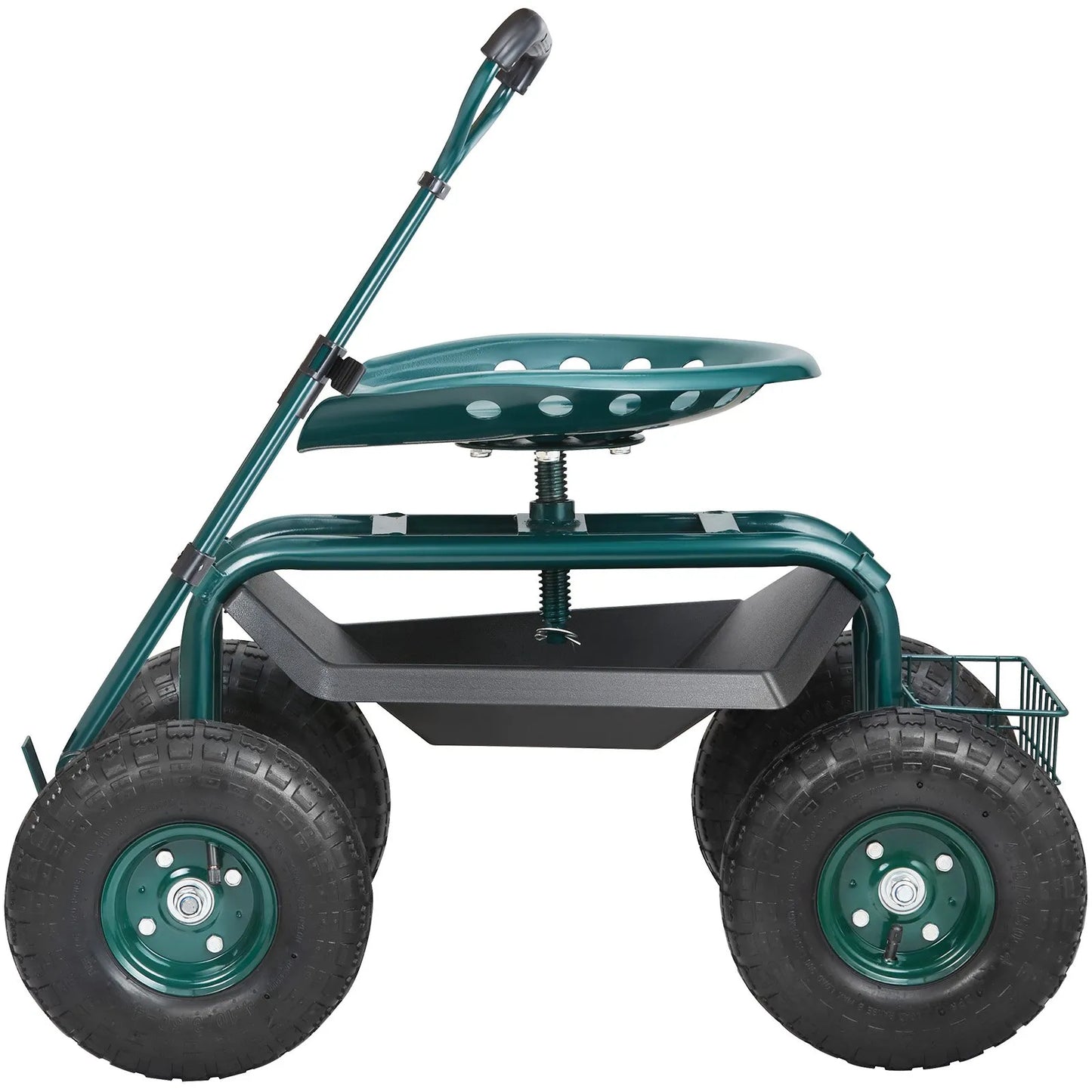 VEVOR Garden Cart Rolling Workseat with Wheels, Gardening Stool for Planting, 360 Degree Swivel Seat,-$80
