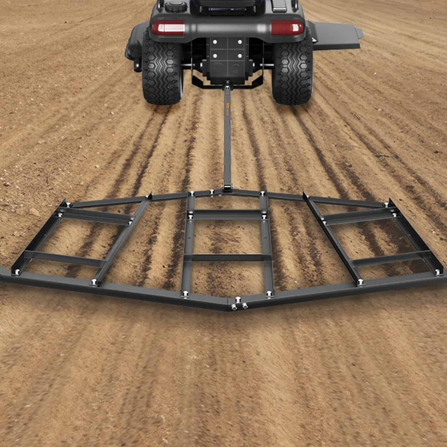 VEVOR Driveway Drag, 84" Width Tow Behind Drag Harrow, Q235 Steel Driveway Grader with Adjustable Bars,-$95