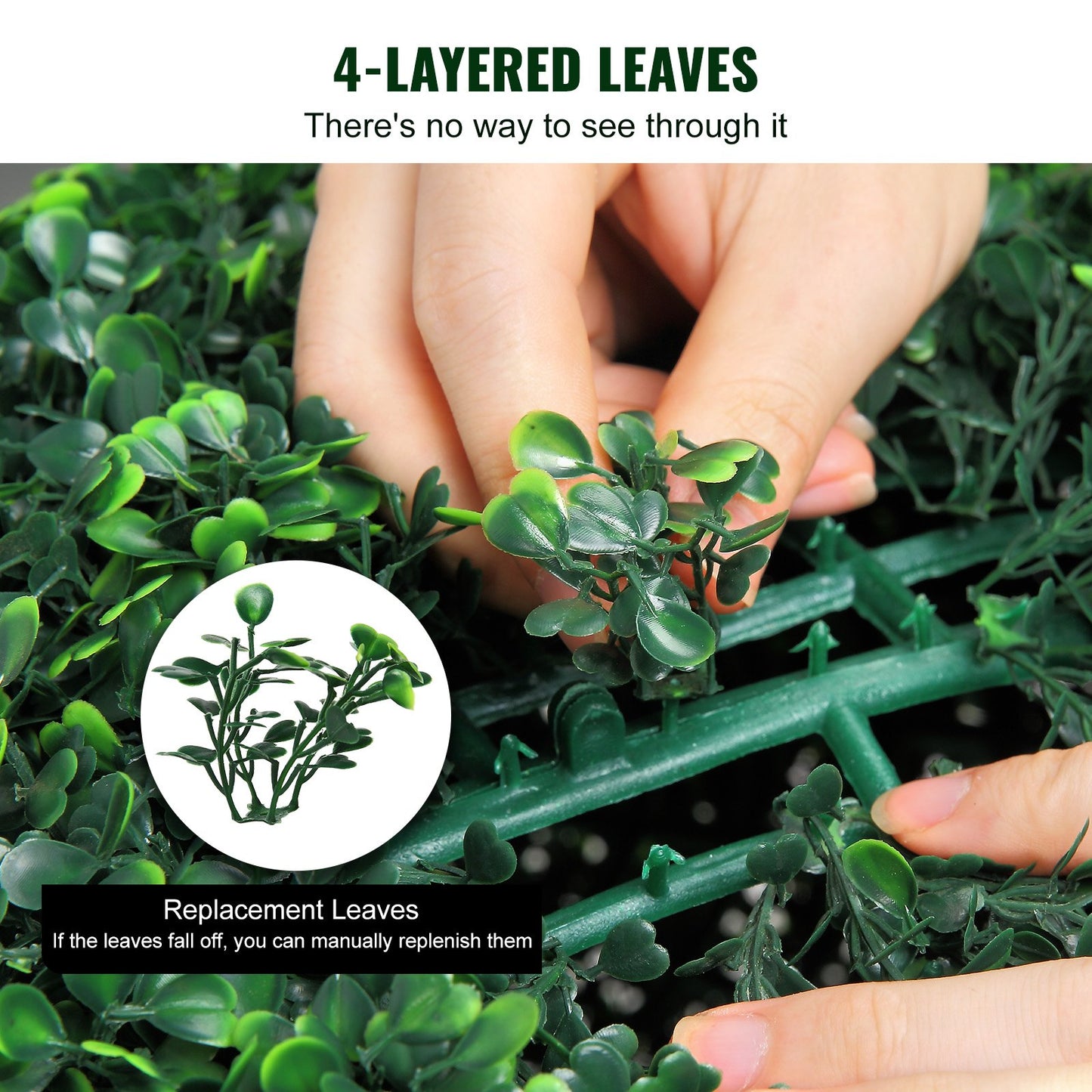 VEVOR Artificial Topiaries Boxwood Trees, 16”Tall (2 Pieces), Ball-Shape Faux Topiaries Plant,-$40