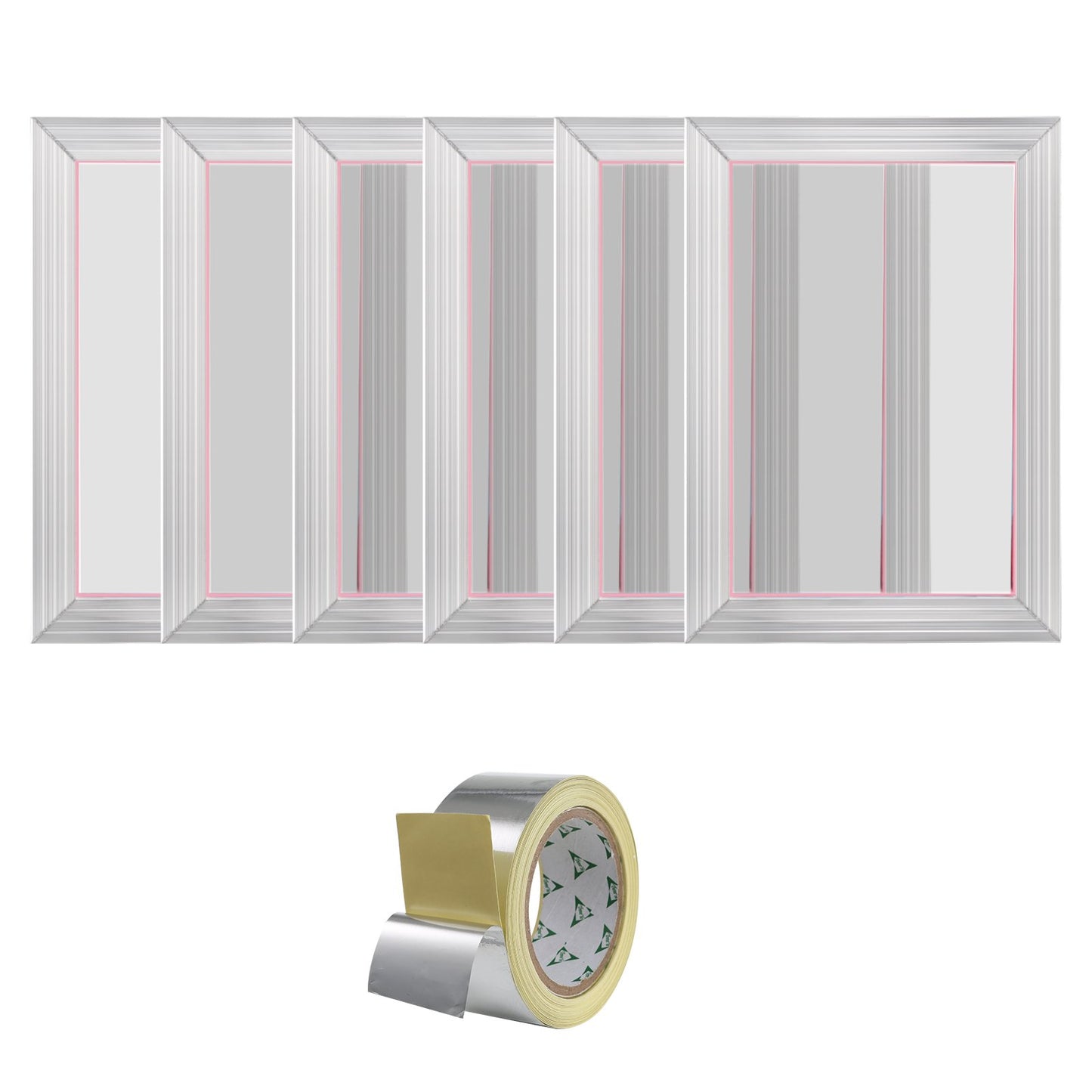 VEVOR Screen Printing Kit, 6 Pieces Aluminum Silk Screen Printing Frames, 10x14inch,-$35