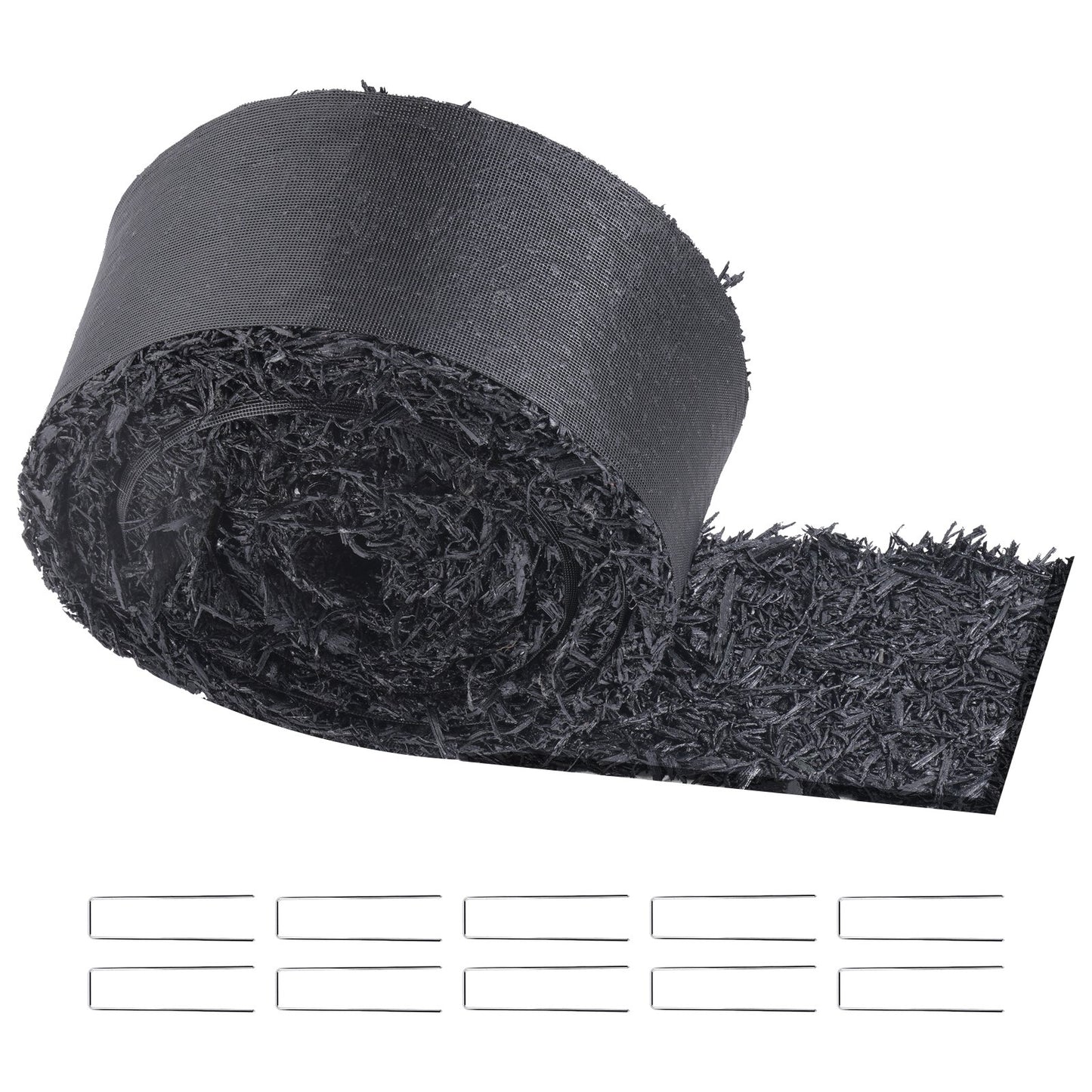 VEVOR Rubber Mulch Roll for Landscaping 120 x 4.5in Rubber Mulch Mat Pathway,-$20