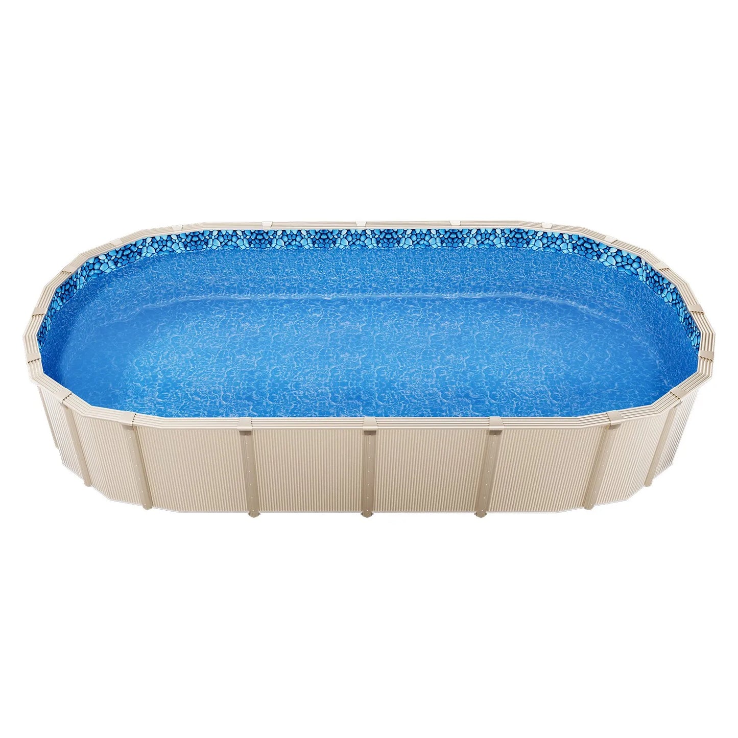 VEVOR 12 x 24 ft Oval Pool Liner, Overlap Style Above Ground Pool Liners, 48-to-54inch Wall Height,-$130