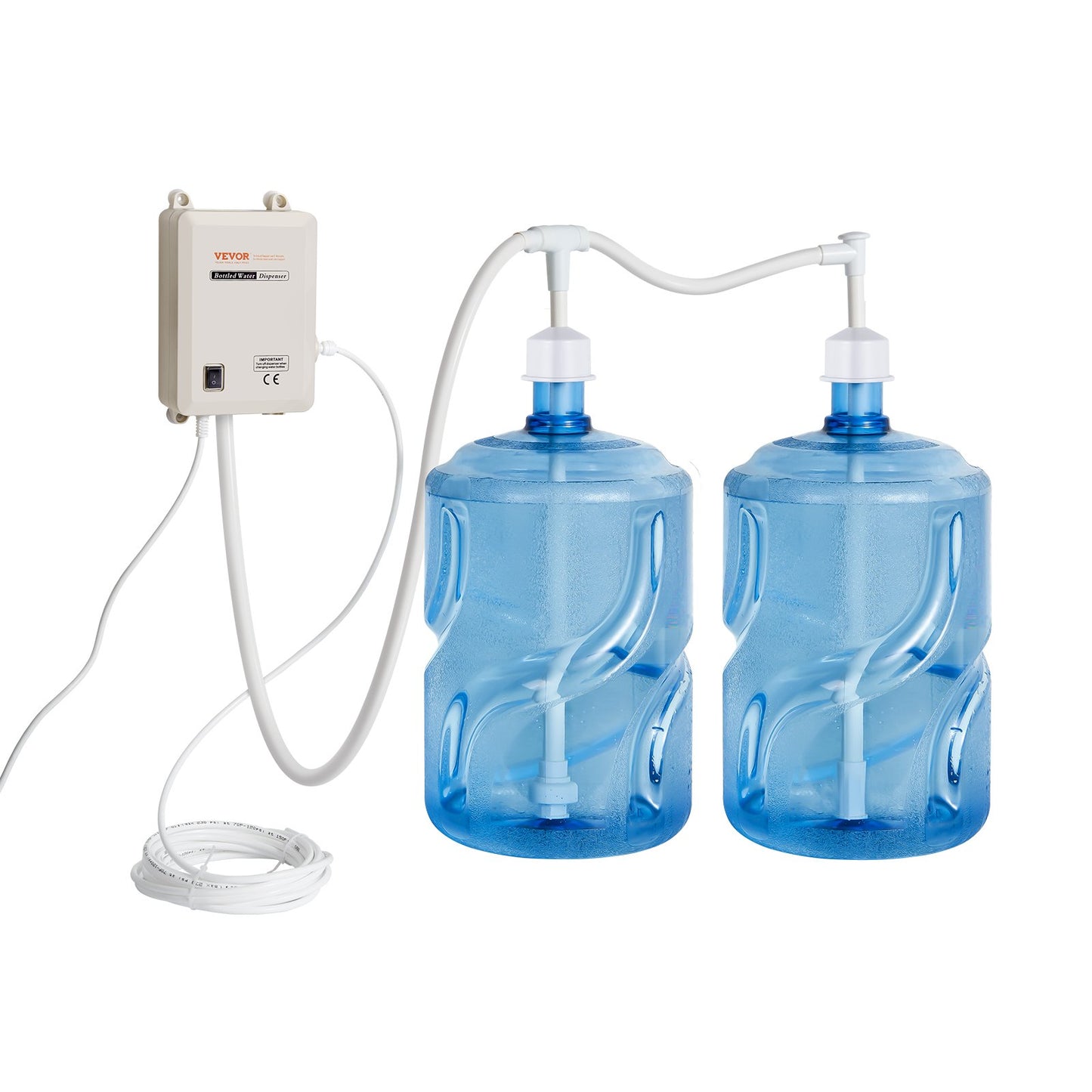 VEVOR Bottled Water Dispensing System 20 ft Water Dispensing Pump System with US Plug 115V AC,-$50