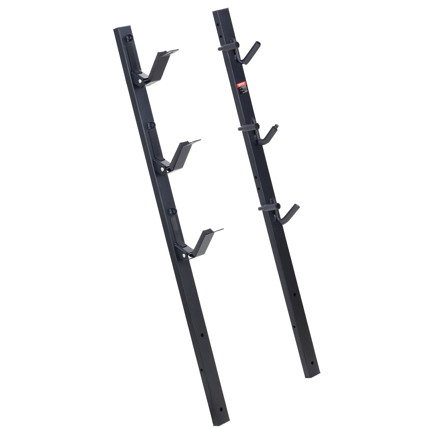 VEVOR Trimmer Rack, 3 Place Weeder Trimmer Rack, Locking Trim Holder Landscape Trailer Rack Carrier Mount,-$40