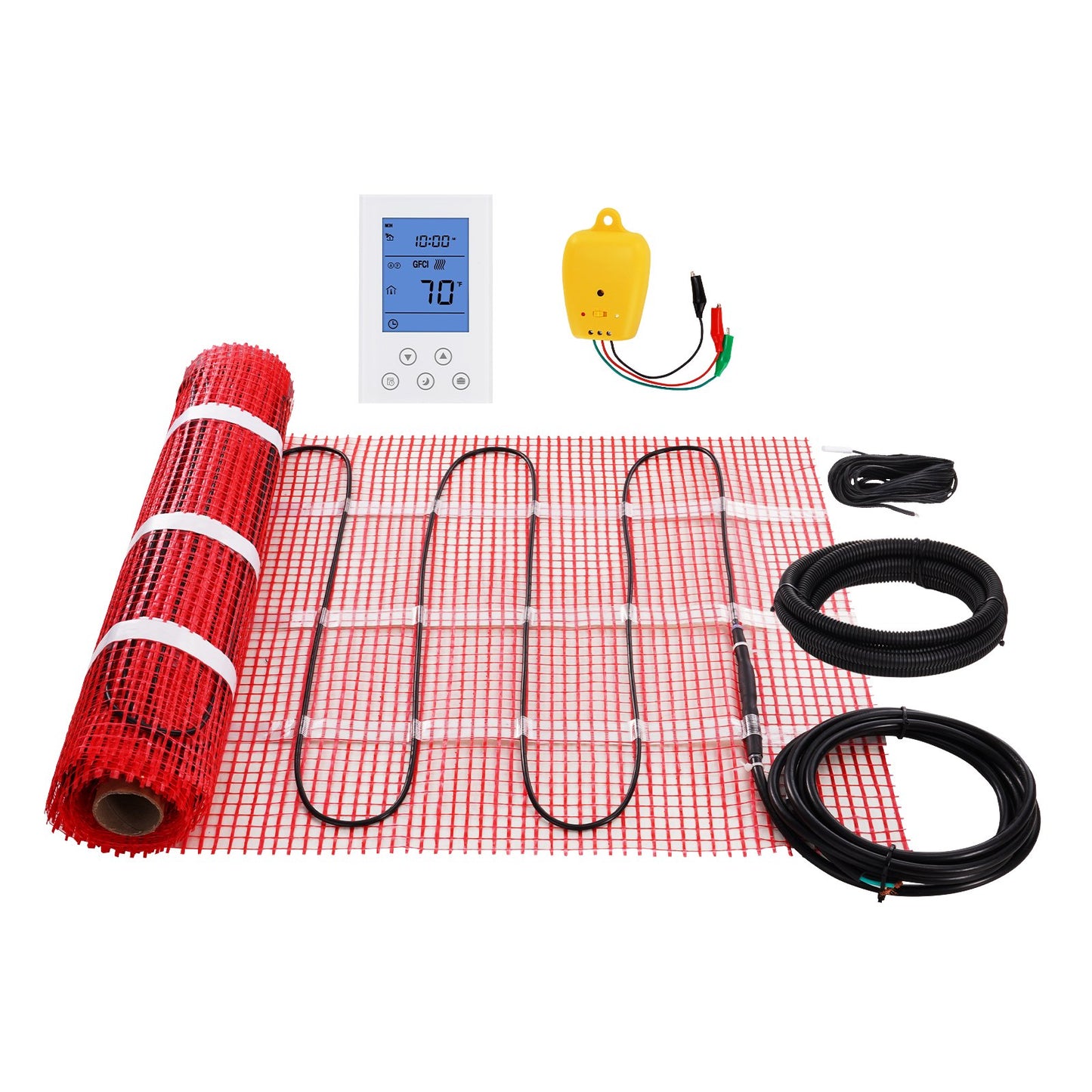 VEVOR Floor Heating Mat, 20 Sq. ft, Electric Radiant In-Floor Heated Warm System,-$100