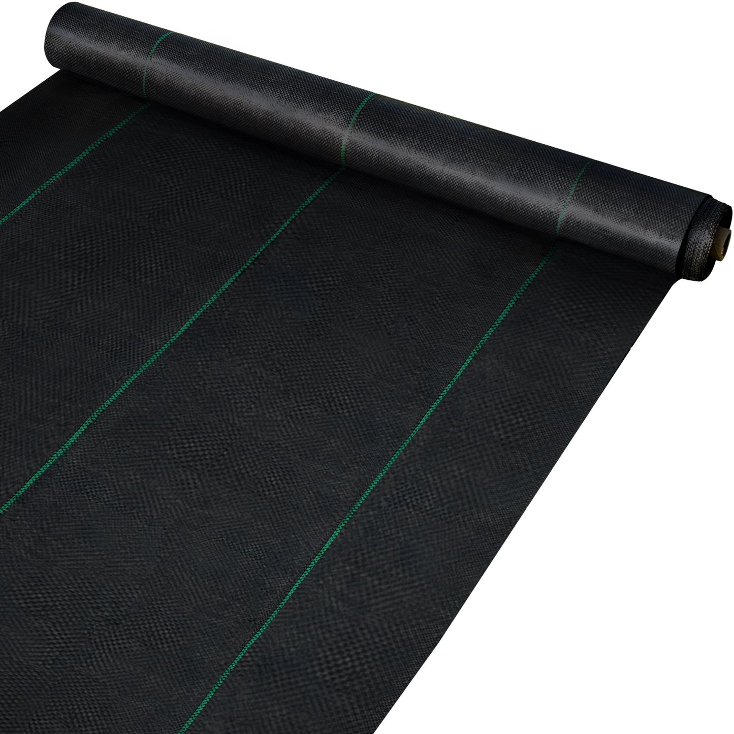 VEVOR 6.5FTx300FT Premium Weed Barrier Fabric Heavy Duty 3.2OZ, Woven Weed Control Fabric,