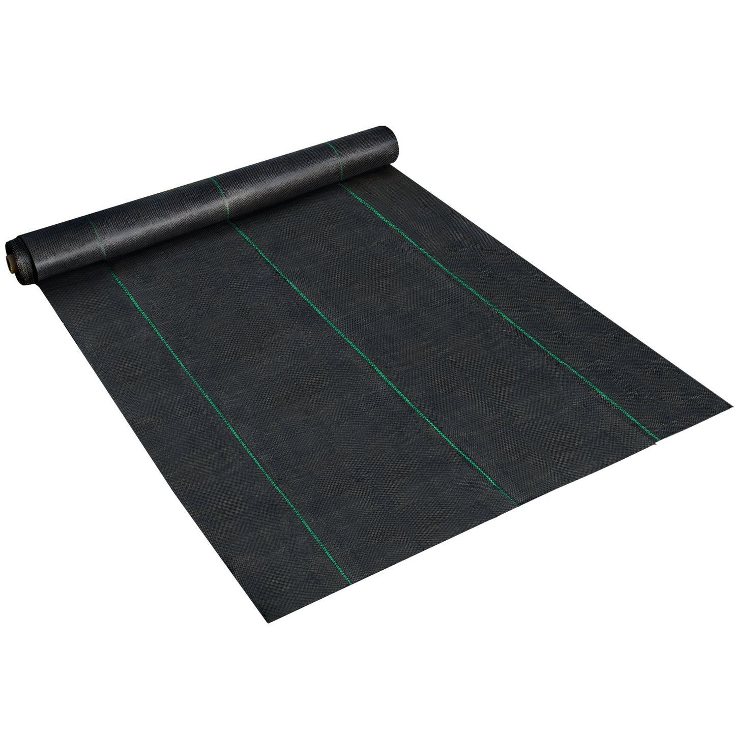 VEVOR 6.5FTx300FT Premium Weed Barrier Fabric Heavy Duty 3.2OZ, Woven Weed Control Fabric,